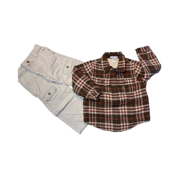 Janie and Jack English Countryside Flannel Jacket 2T-3T - Picture 3 of 5